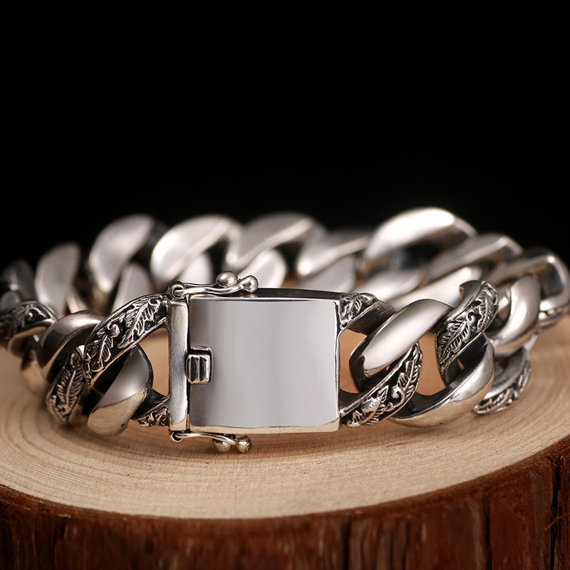 Men's Retro Hip Hop Motorcycle Thick Fashion Bracelets