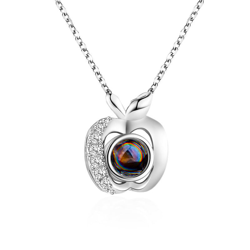 Love Projection Language You Heart-shaped Couple Pendants