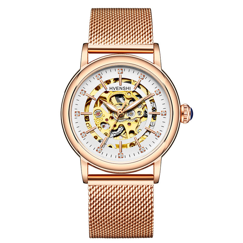 Women's Watch Hollow Luminous Automatic Fashion Business Mechanical Watches