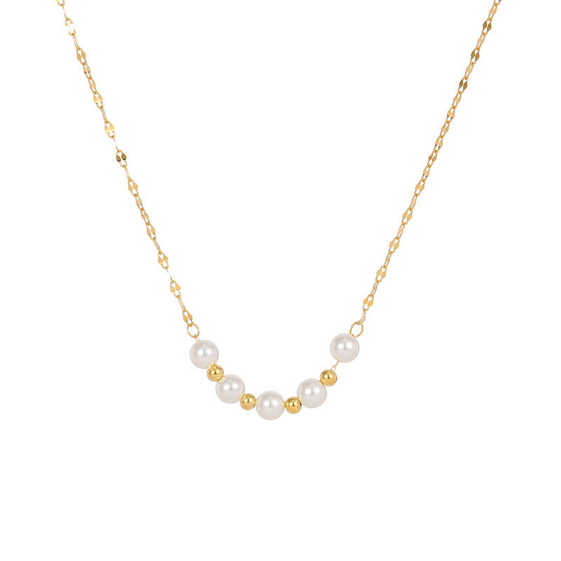 Women's Pearl Light Luxury Design Sense Niche Tide Necklaces