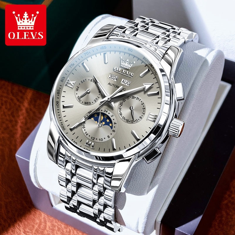 Men's Comfortable Endorsement Automatic Watch Waterproof Mechanical Watches