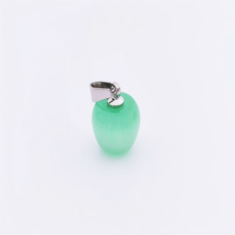 Cat Eye Little Apple Korean Fashion Simple Christmas Pendants