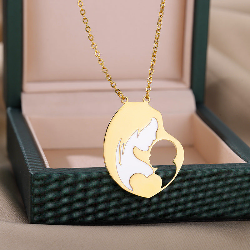 Stainless Steel Mother's Day Series Mother Necklaces