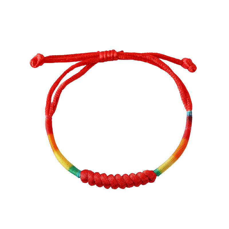Women's Woven Rope Geometric Dorje Knot Dragon Bracelets