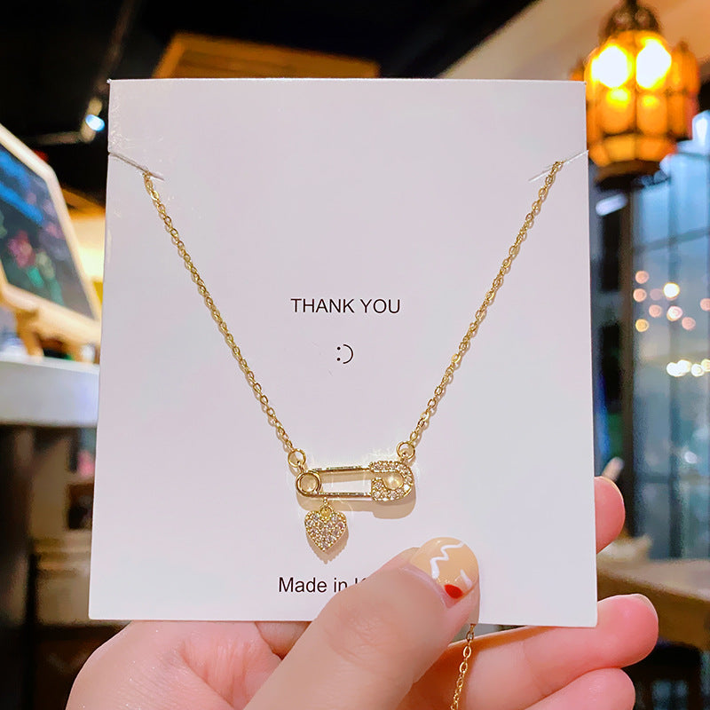Flower Titanium Steel Female Summer Wild Necklaces