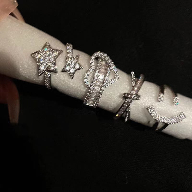 Female Niche Design Index Finger Light Rings