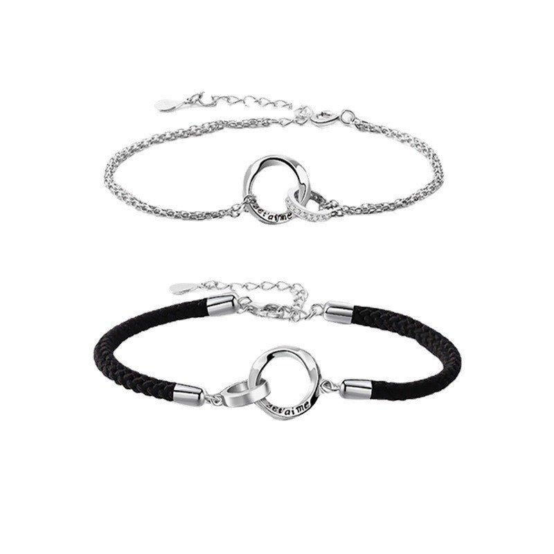 Women's & Men's Couple Special Interest Light Luxury Geometric Bracelets
