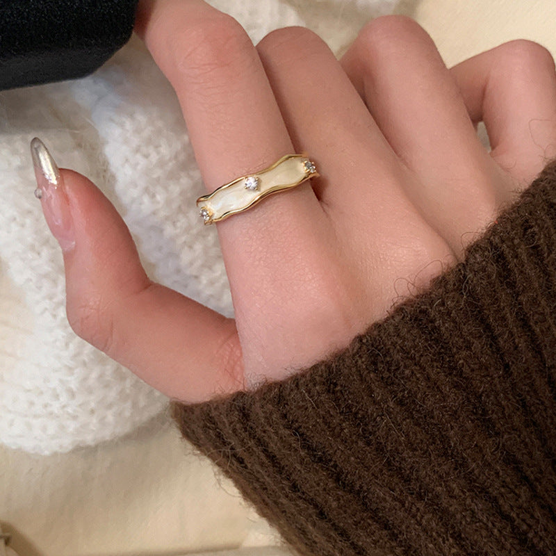 Bow Female Entry Lux Elegant Gentle Rings