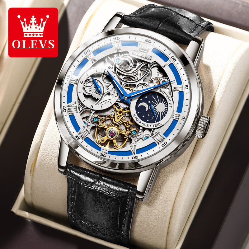 Men's Creative Beautiful Watch Automatic Hollow Mechanical Watches