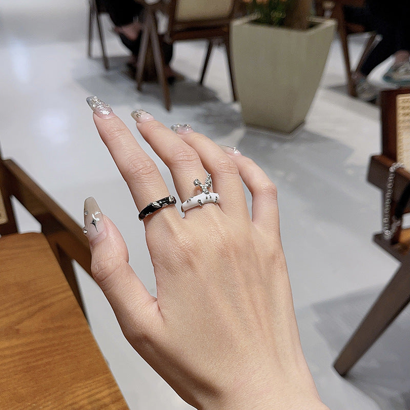 Personality Fashion Minority Design High-grade Cold Wind Index Finger Rings