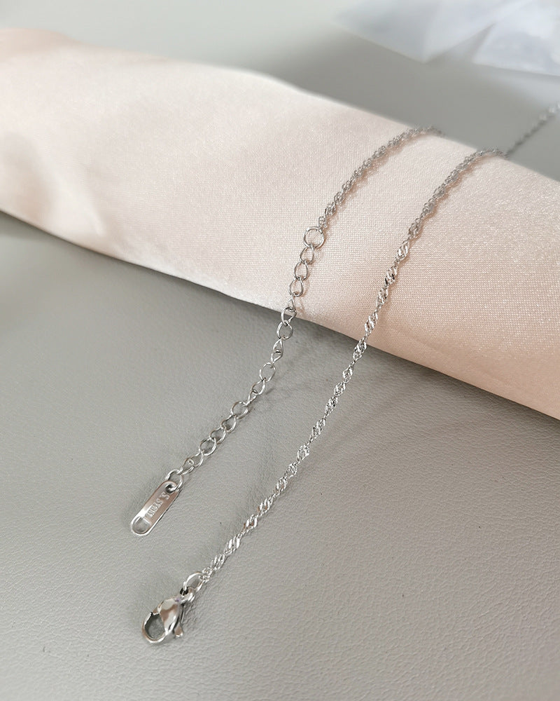 Steel Female Clavicle Chain Choker Snake Bones Necklaces