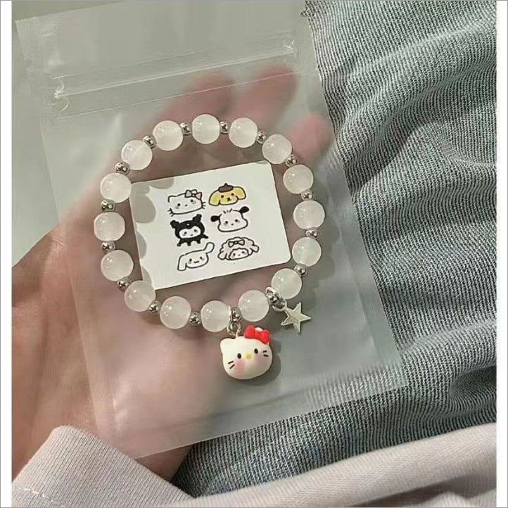 Elegant Valentine's Day Hello Kitty Ceramic Bracelets