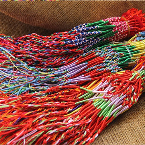 Festival Colorful Rope Ethnic Style Braiding Thread Bracelets