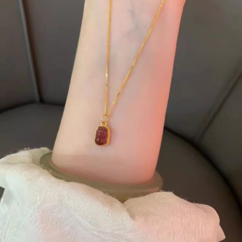 Jade Affordable Luxury Fashion Trendy Clavicle Necklaces