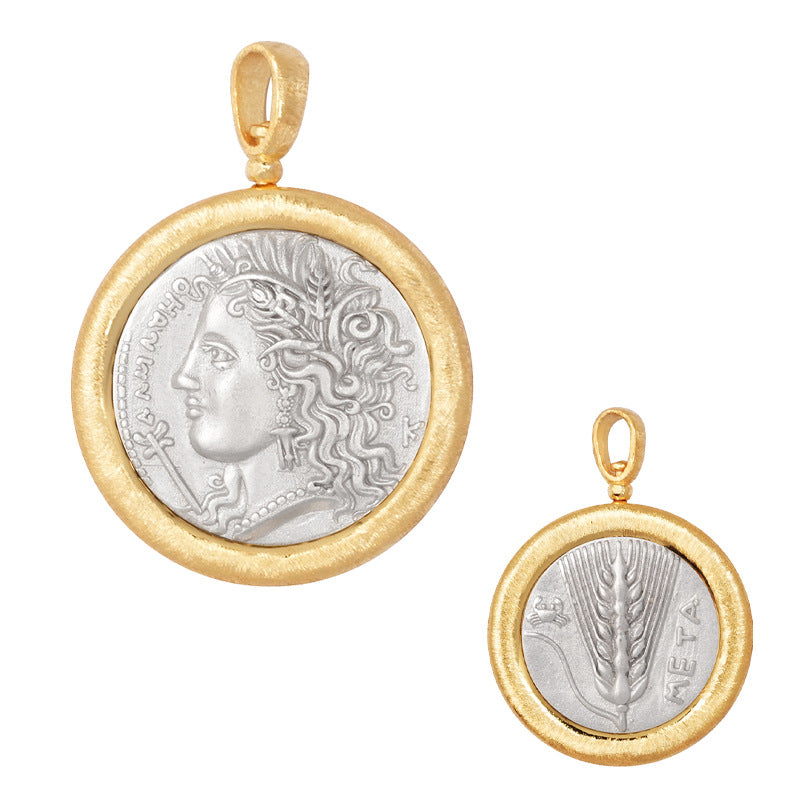 Coin Sterling Sier Single Without Chain Pendants