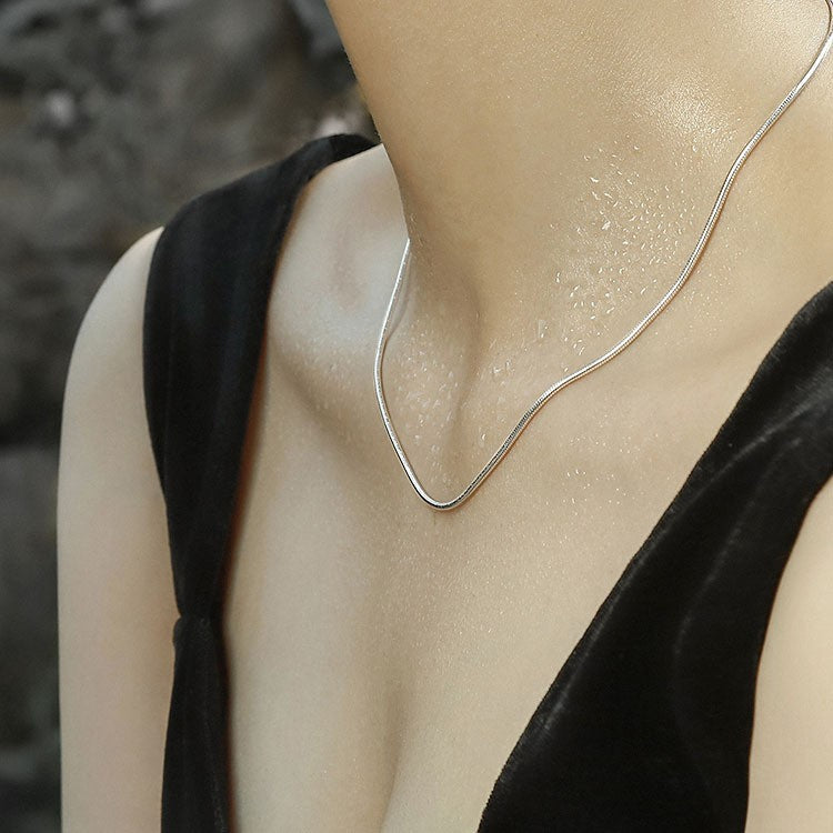 Women's & Men's Entire Sterling Sier Cold Style Light Necklaces