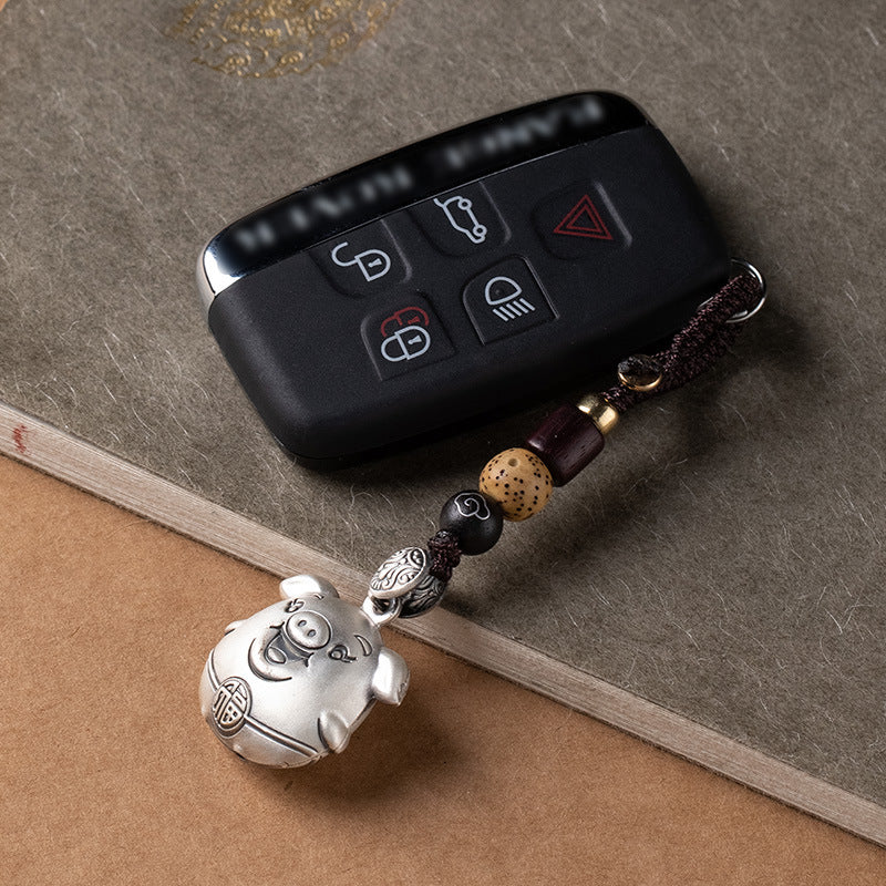 Women's & Men's Thai Sier Pig Car Key Hanging Pendants
