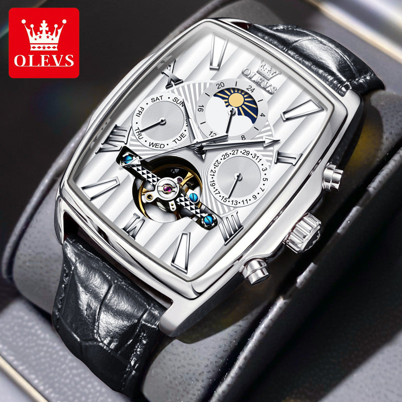 Men's Slouchy Endorsement Watch Tourbillon Automatic Mechanical Watches