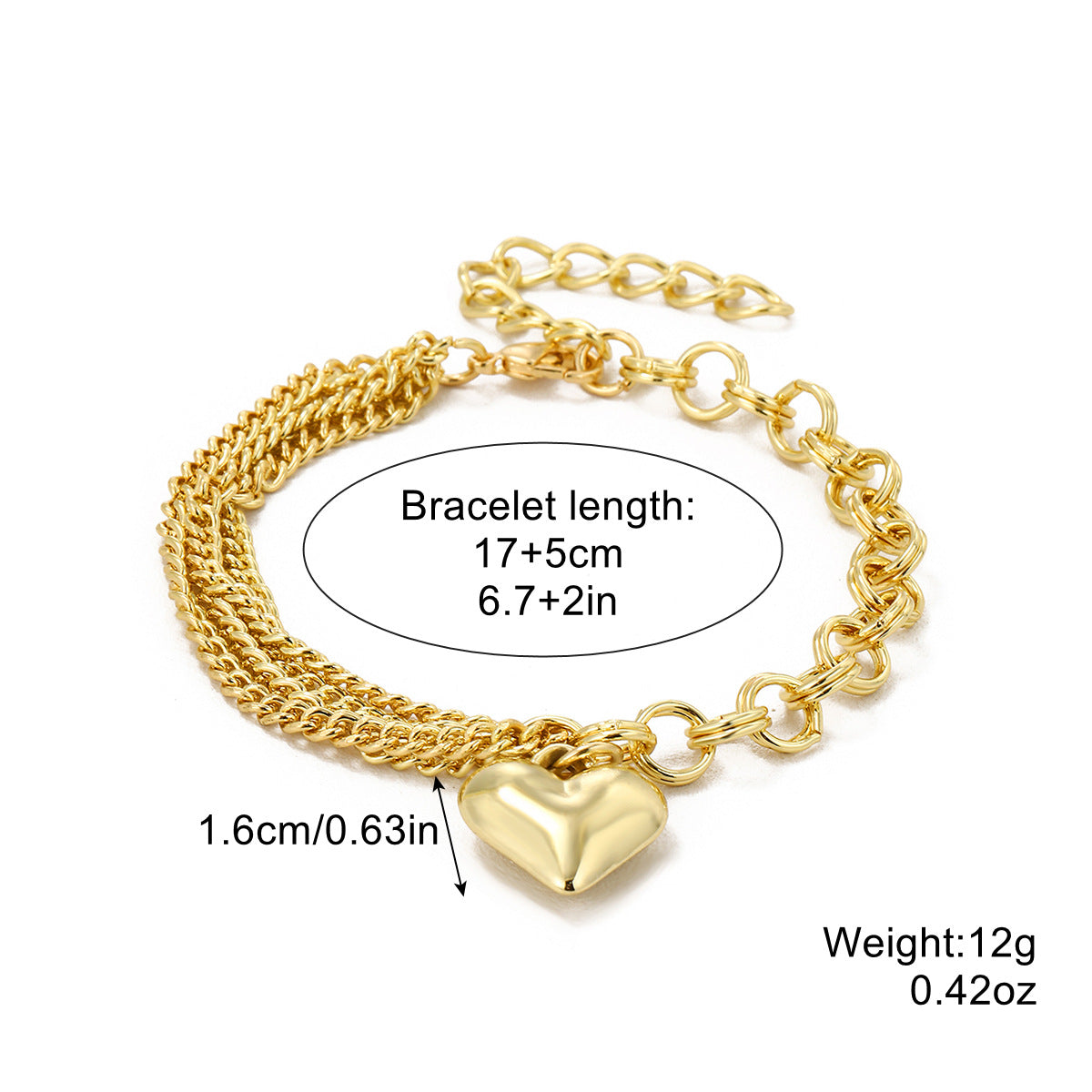 Women's Popular Bohemian Niche Design Baroque Thanksgiving Bracelets