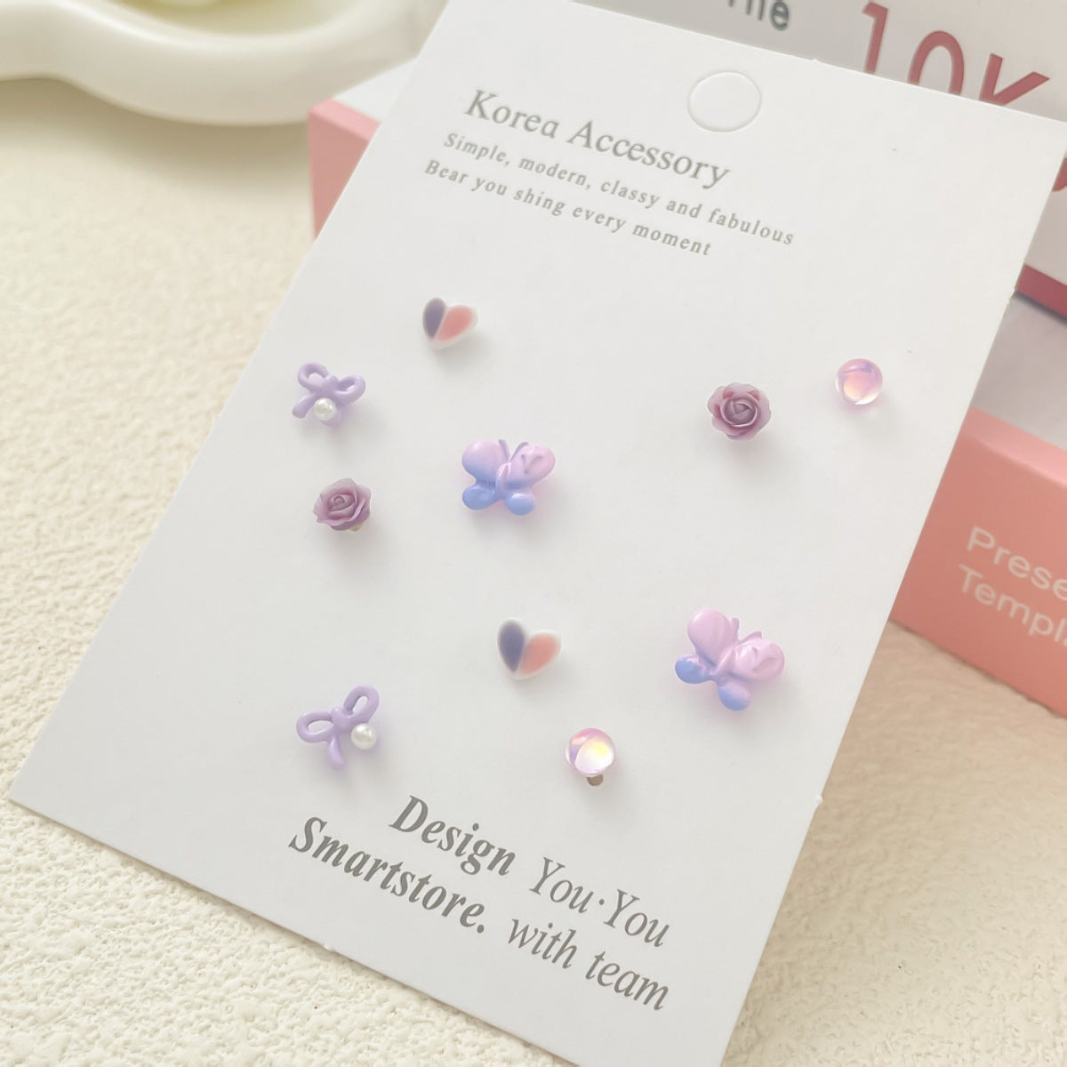 Fresh Sterling Sier Needle Earings Set Earrings