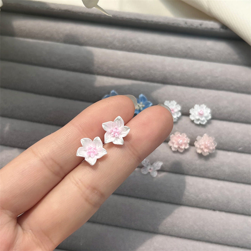 Flower Sweet Flowers Butterfly Fairy Temperamental Versatile Earrings