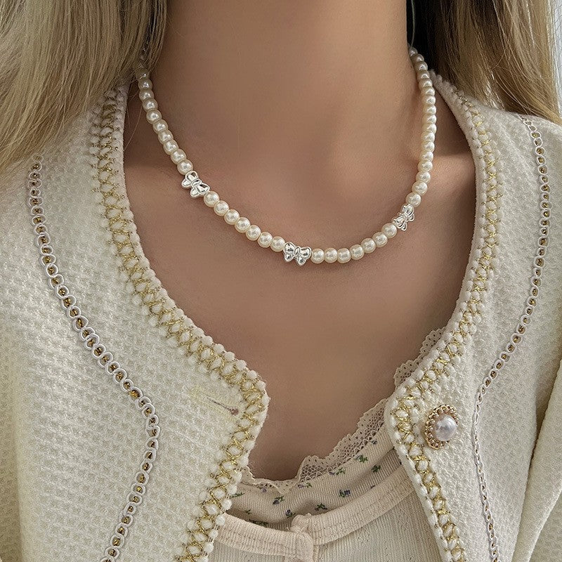 Women's Elegance French Classic Style Clavicle Chain Necklaces