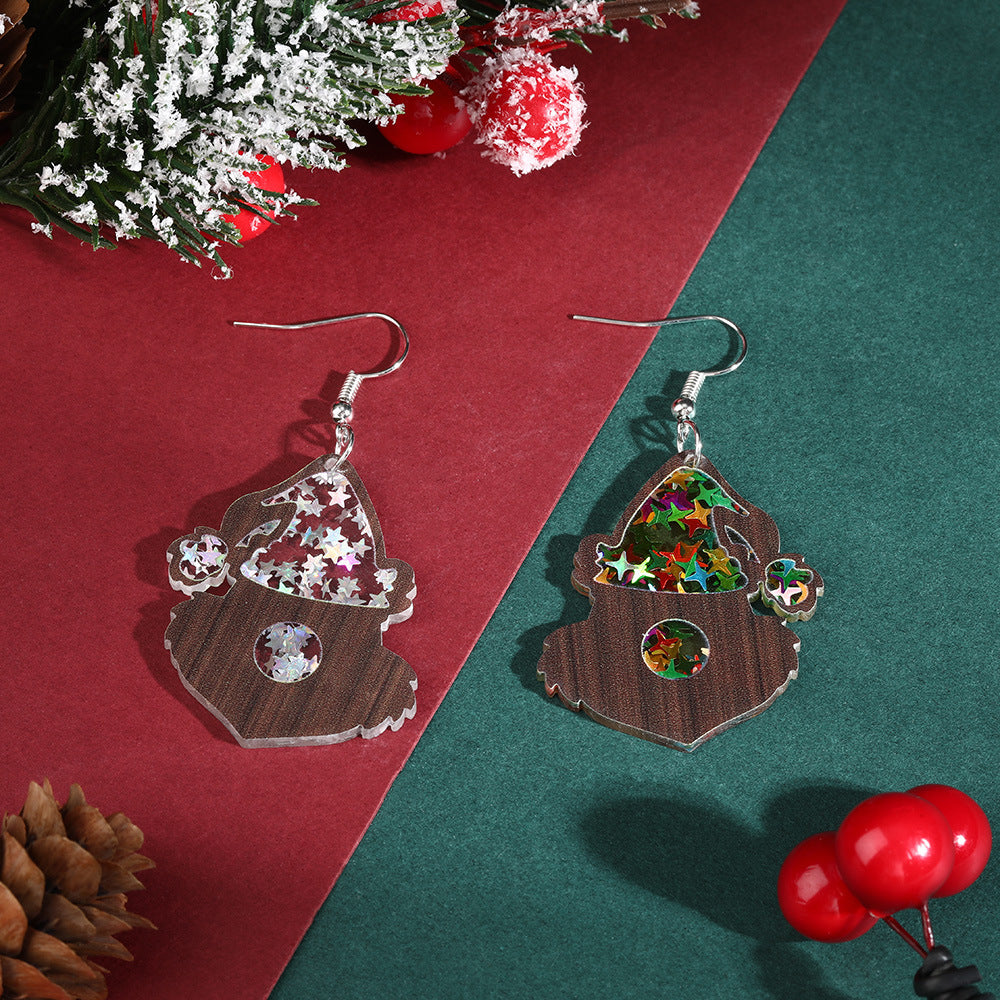 Fully Managed Environmental Protection Acrylic Personalized Earrings