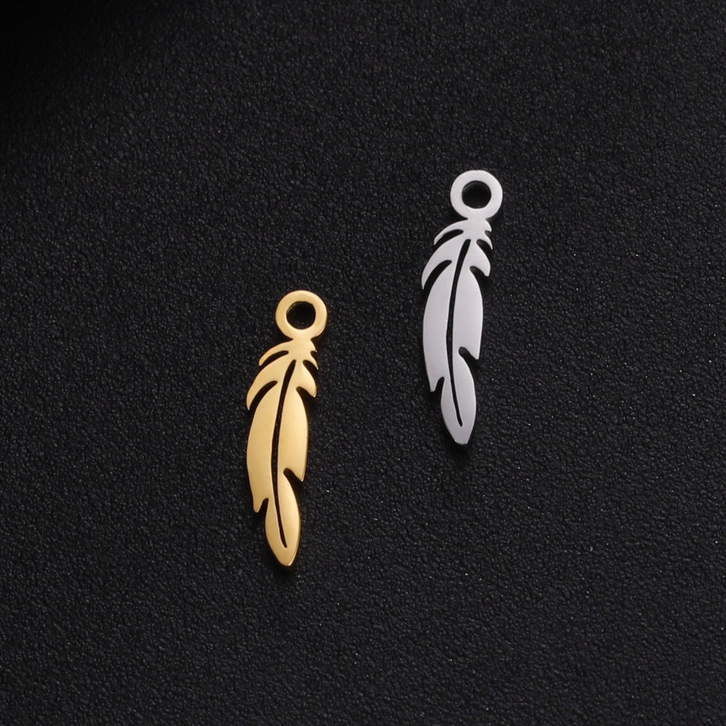 Cat Rabbit Pigeon Peace Bird Feather Pendants