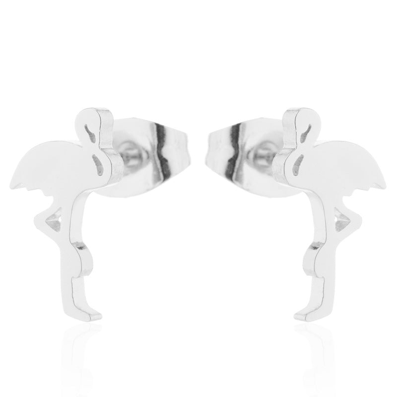 Aloofness Style Stainless Steel Cute Small Animal Fashion Earrings