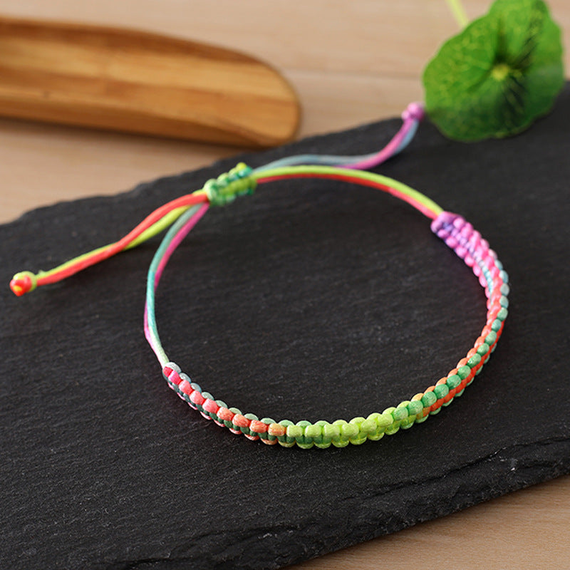 Women's Woven Rope Geometric Dorje Knot Dragon Bracelets