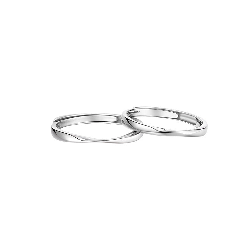 Women's & Men's Mobius Couple Niche Self-discipline Design Fashion Rings
