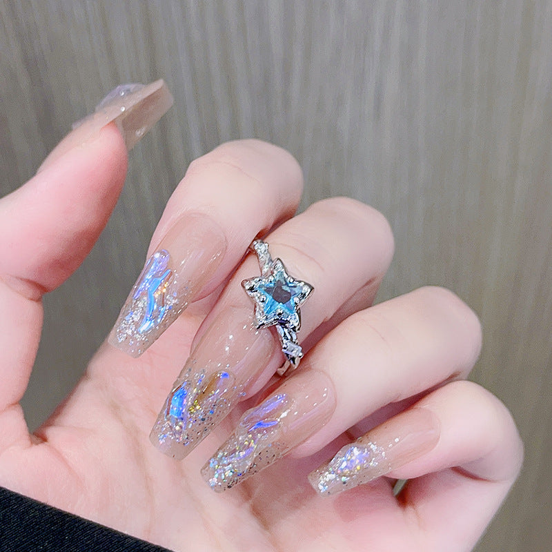 Women's Style Sweet Cool Open Fashion Ornament Index Rings