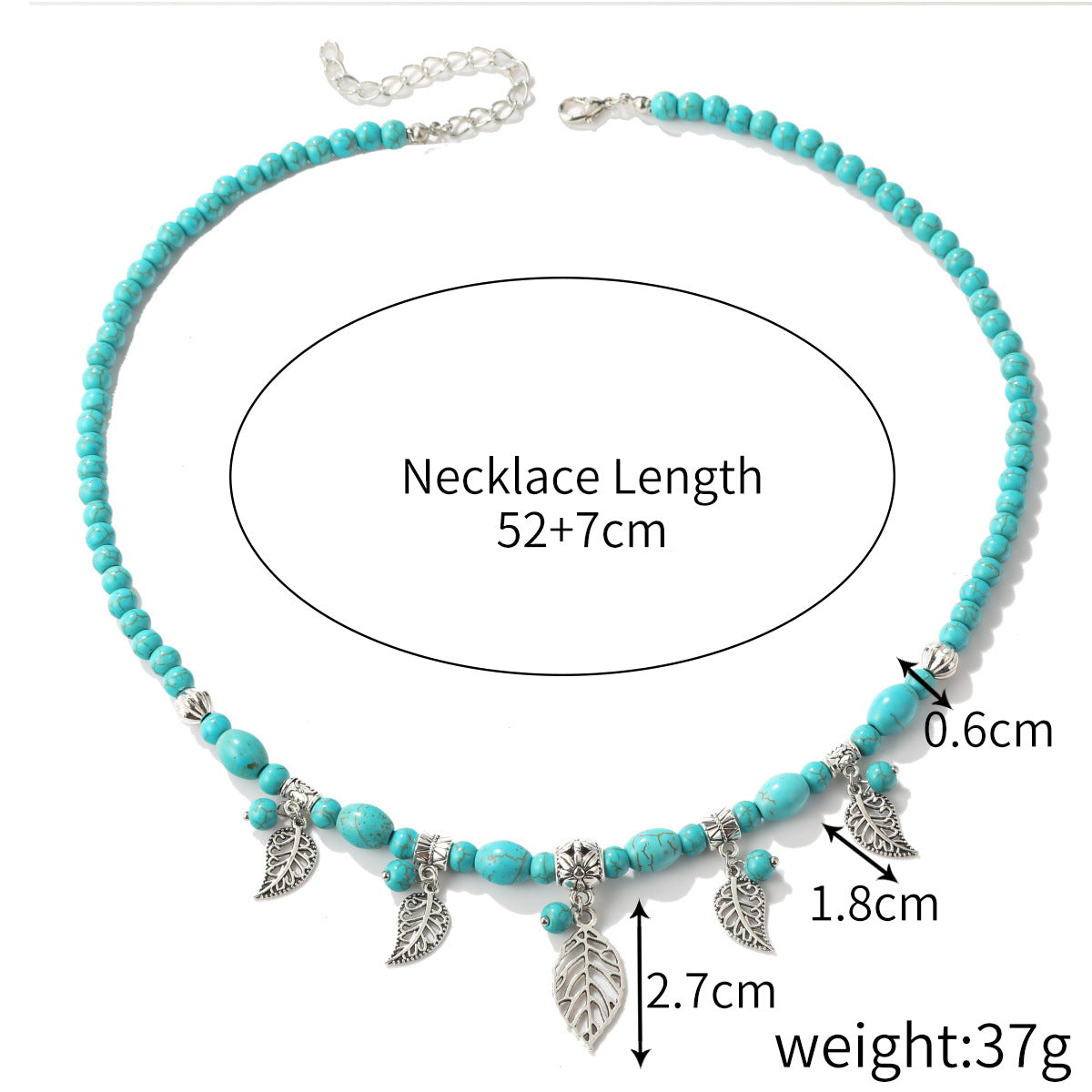 Ethnic Style Jewelry Turquoise Vintage Sweater Necklaces