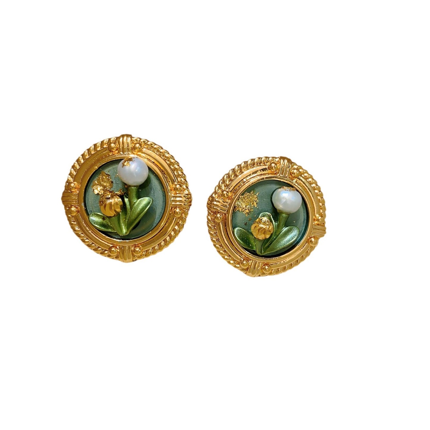 Love Poem French Style Retro Minority Earrings