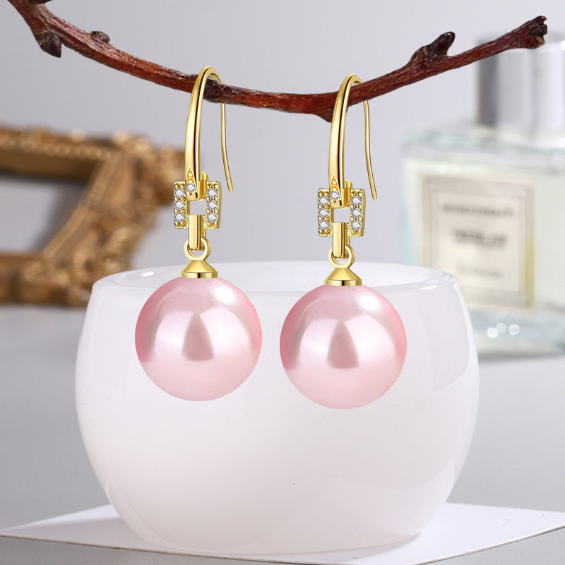 Women's Demon Purple Pink Yellow Black Shell Pearl Imitation White Rings