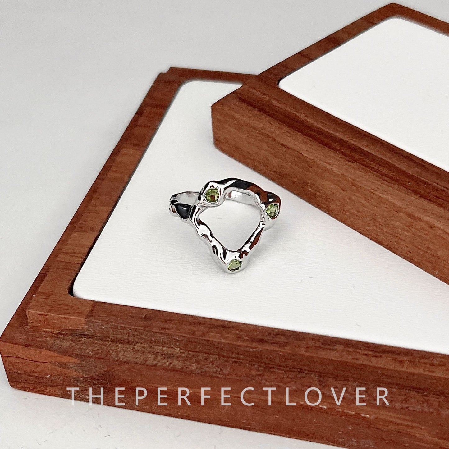 Style Geometric Heart Shape Opening Affordable Luxury Rings