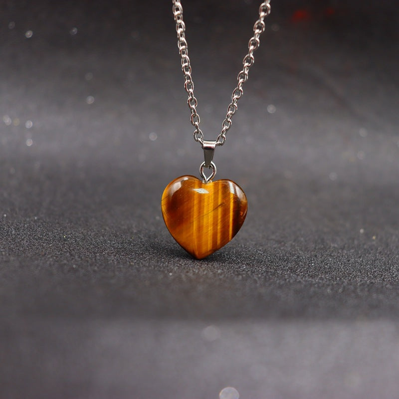 Ornament Natural Stone Amethyst Water Drop Pendants
