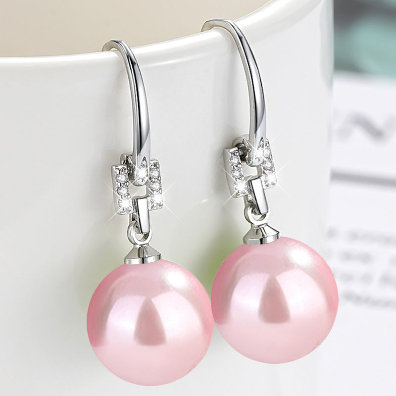 Women's Demon Purple Pink Yellow Black Shell Pearl Imitation White Rings