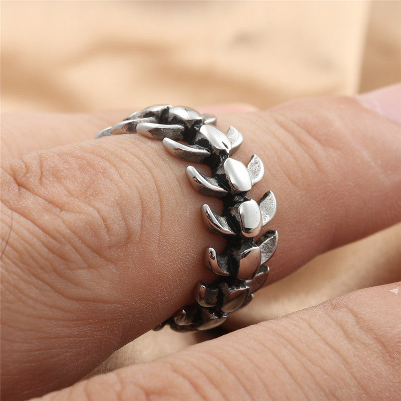 Men's Steel Animal Skull Retro Trendy Punk Rings