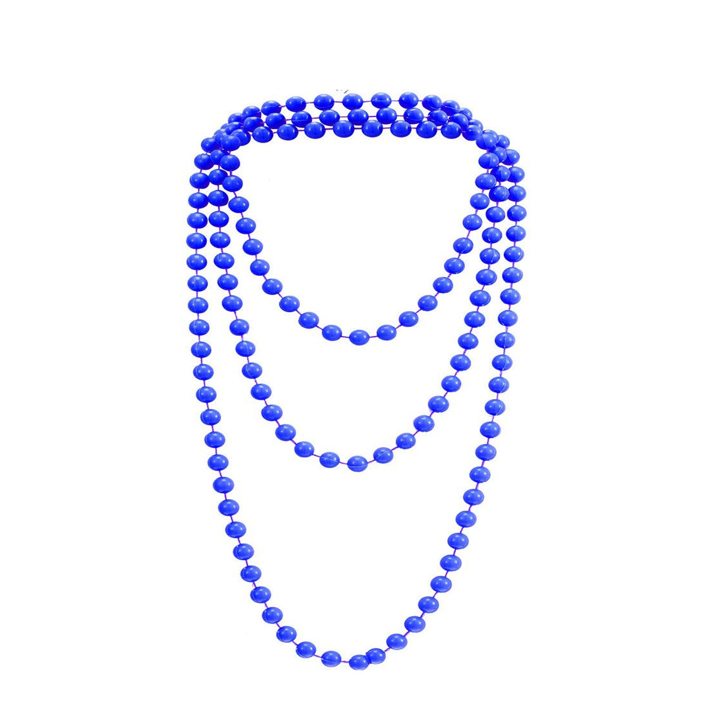 Women's Neon Color Pearl Party Dress Up Accessories String Necklaces