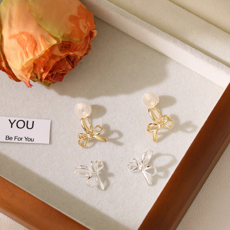 Minority Unique Sweet Bow Ear Clip Earrings