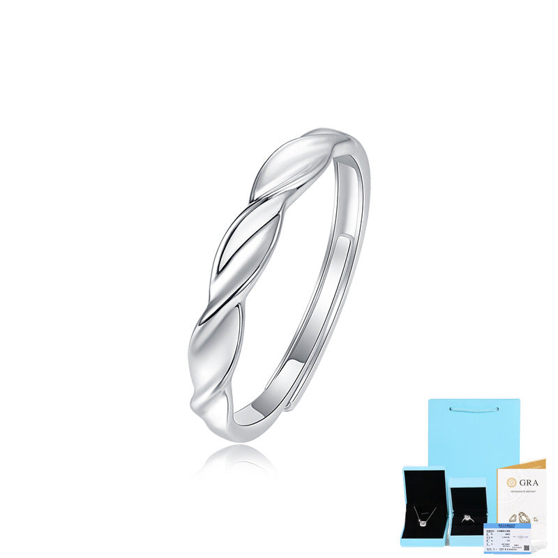 Moissanite Perfect Match Creative Adjustable Mouth Rings