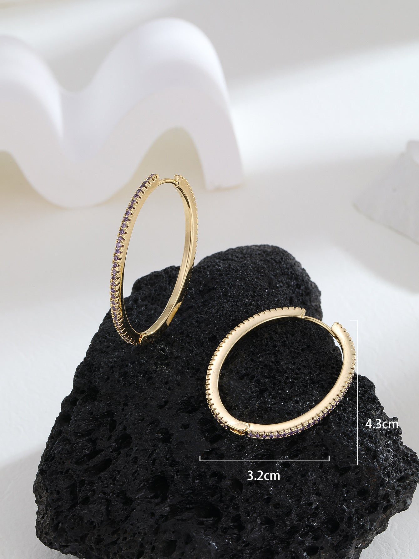 Niche Temperament High-grade Sier Needle Zircon Female Rings