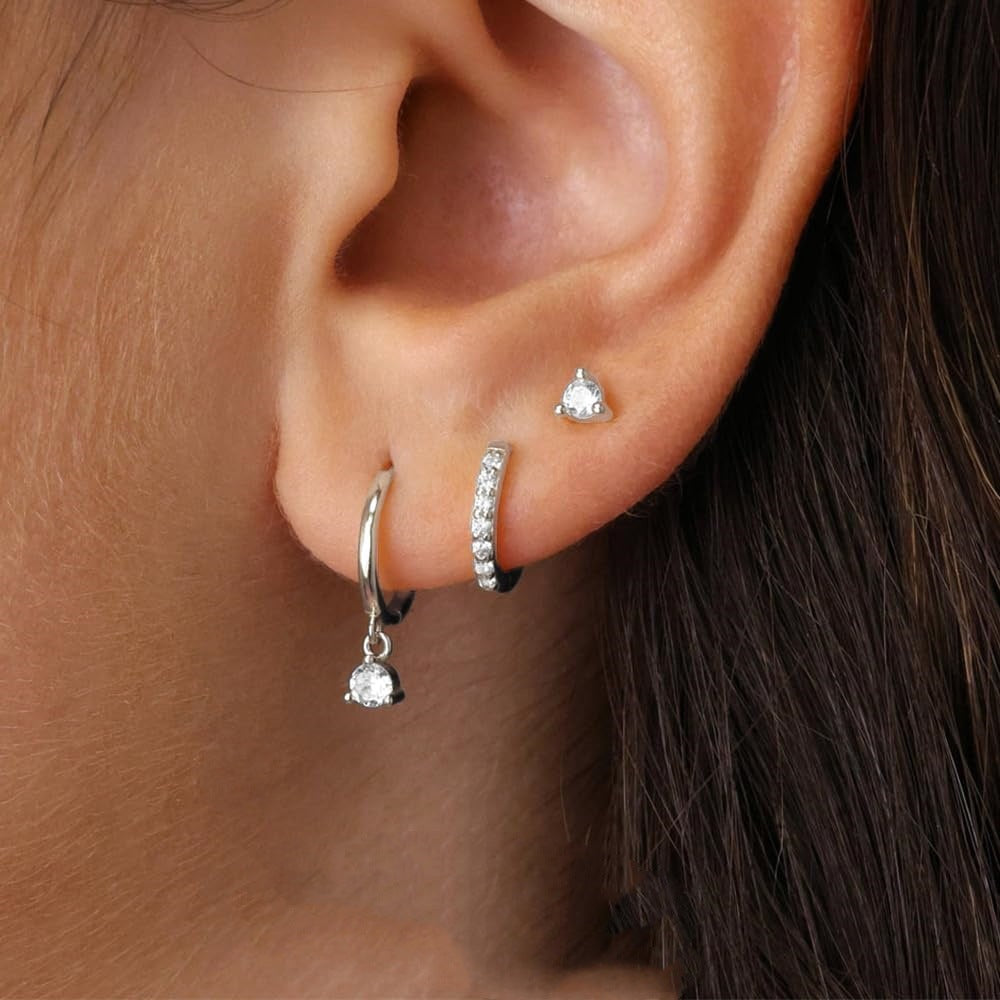 Women's Earings Set Fashionable Versatile Ear Clip Earrings