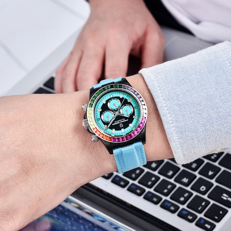 Men's Watch Automatic Stainless Steel Waterproof Hollow Mechanical Watches