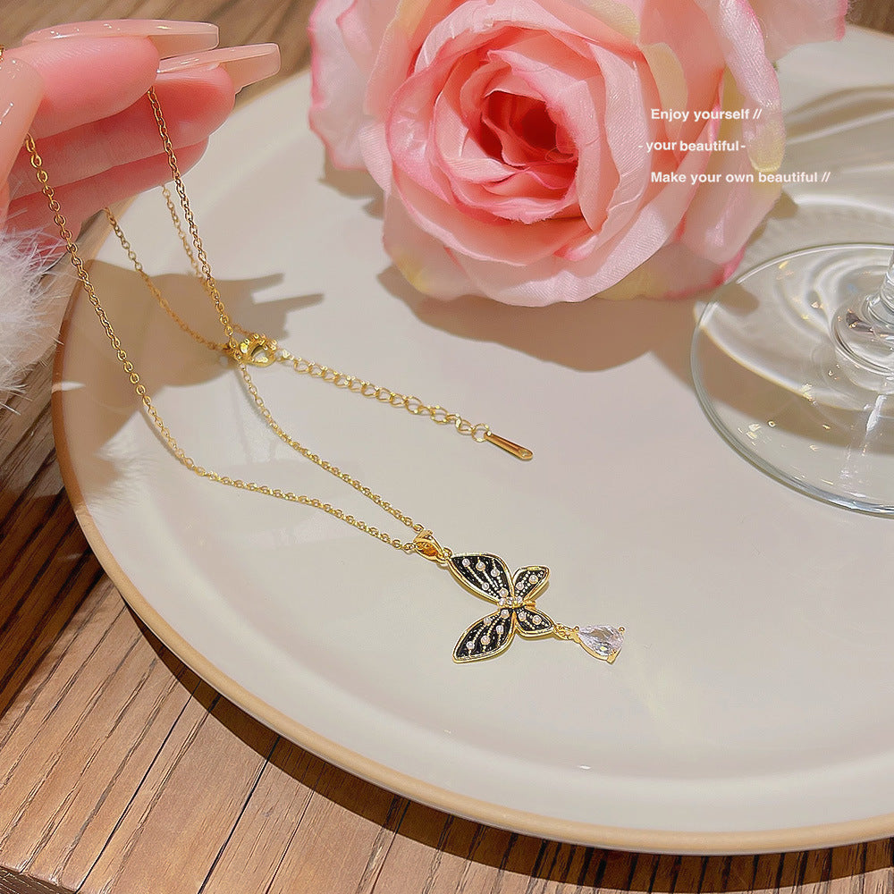 Women's Versatile High-grade Zircon Light Luxury Minority Necklaces