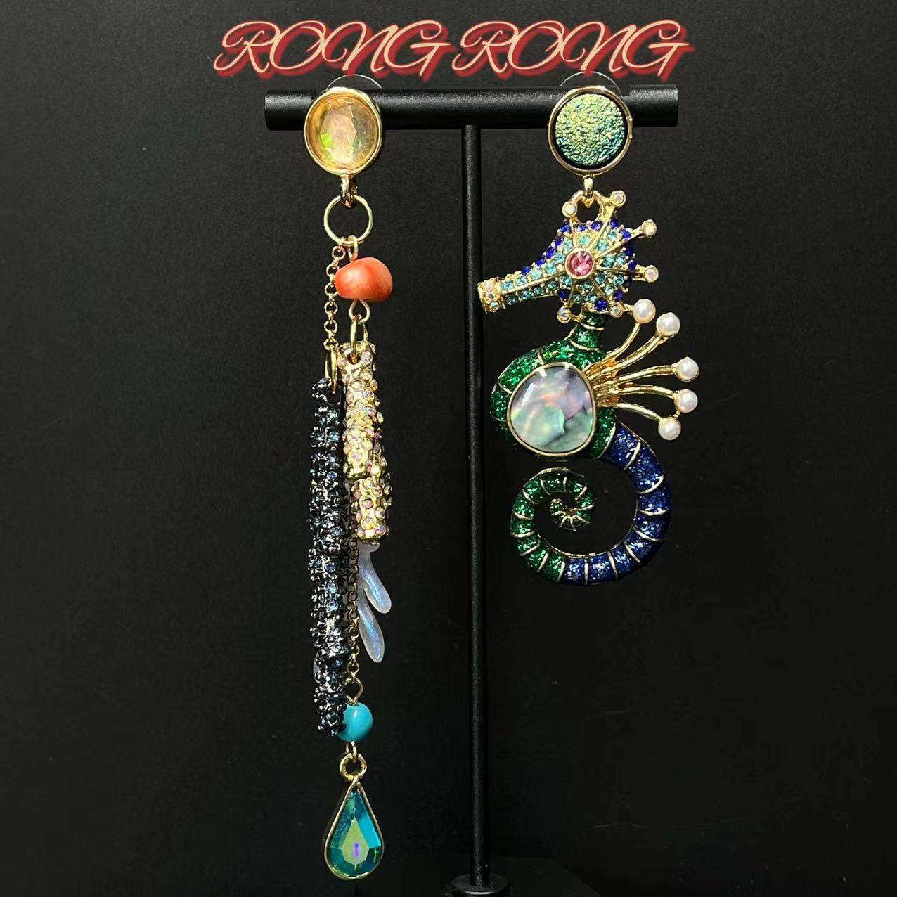 Sweet Court Style Exaggerated Personalized High-grade Earrings