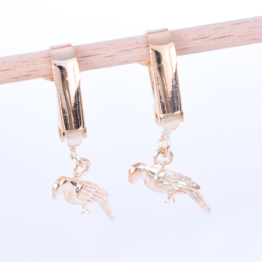 Women's Pearl Zircon Temperament Geometric Pieces Suit Earrings