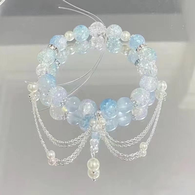 Novel Beaded Tassel Female Design Good-looking Bracelets