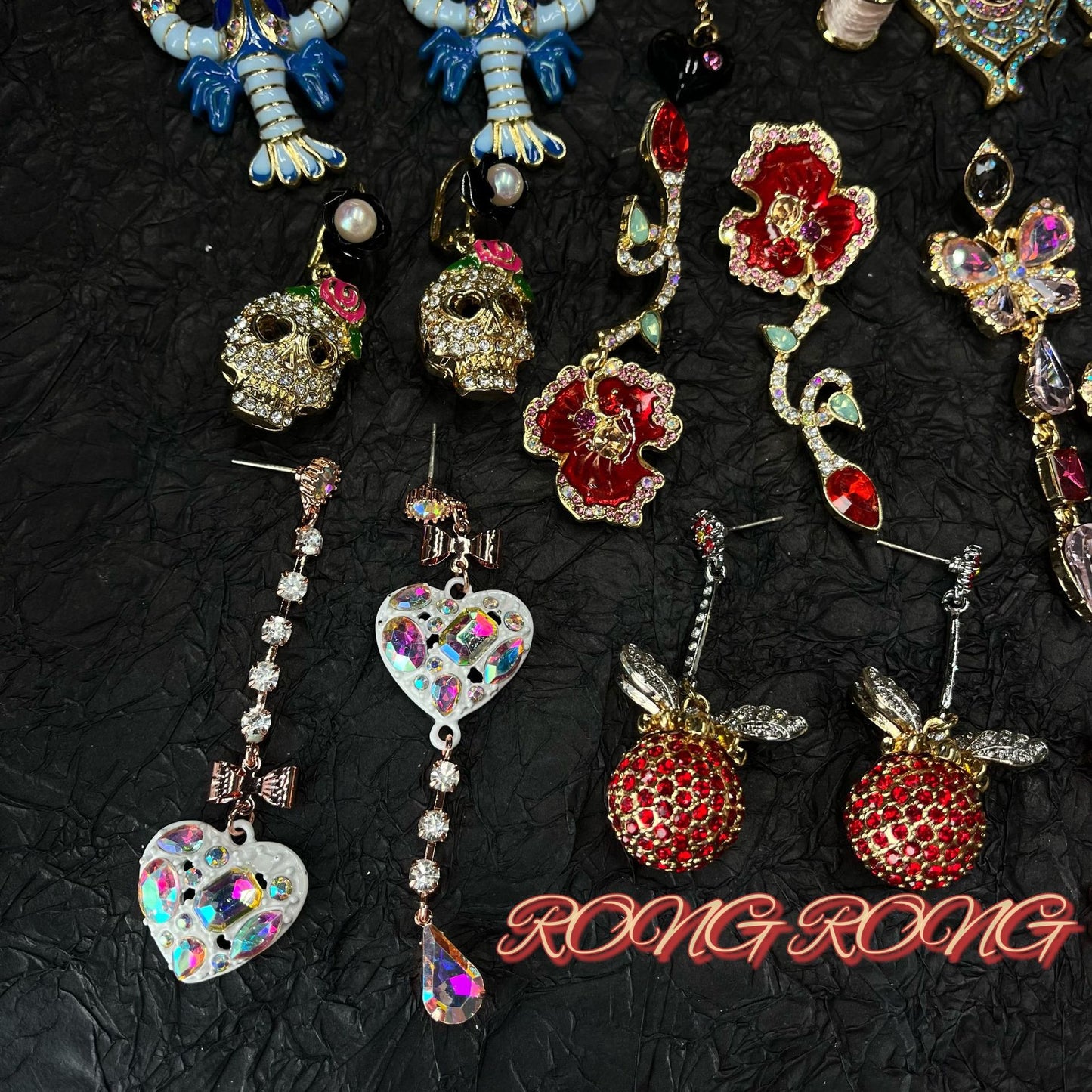Sweet Court Style Exaggerated Personalized High-grade Earrings
